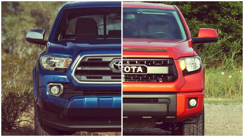 differences with Tacoma and Tundras