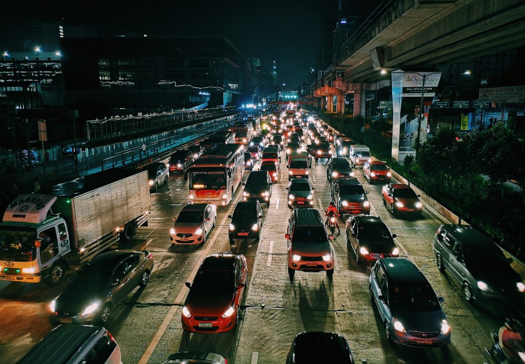rush hour in Philippines