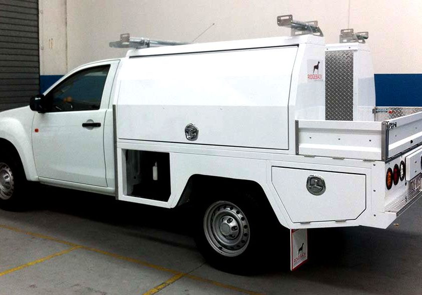 fixed service body working trades vehicle